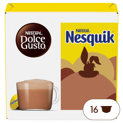 Pack of 16 Nesquik Capsule box NESCAFÉ® Dolce Gusto® coffee pods