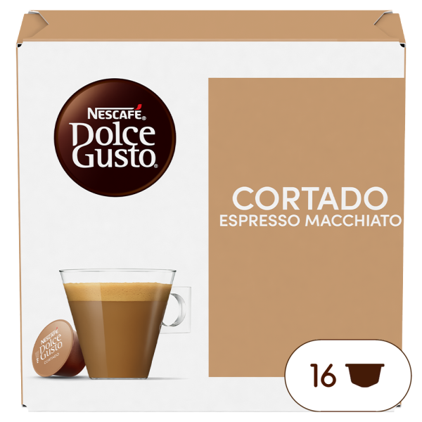 Pack of 16 CortadoNESCAFÉ® Dolce Gusto® coffee pods