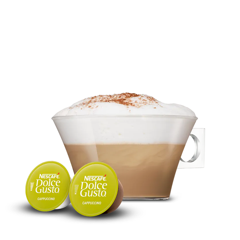 Dolce Vita Espresso - Your Cappuccino is one tap away with our Dolce Gusto  Cappuccino Capsules! Get the⁠ pack of 16 capsules for 9,000 LL only! 💥⁠  Call us at 70 990