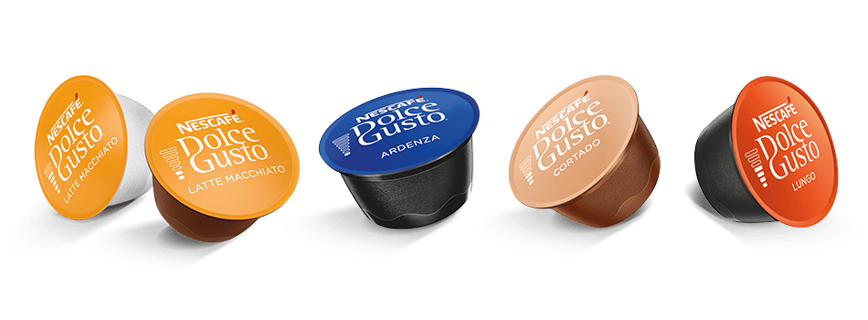 Different Dolce Gusto capsules